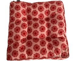 Mica Tuin Matraskussen Kumara Roze 47x47x7 cm – Zitkussen Tuinstoel – Comfortabel Outdoor Stoelkussen