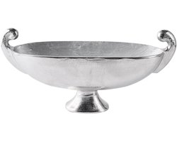 Michael Noll - Ovale schaal - Aluminium - zilverkleurig - 51 cm