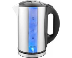 Michelino 74320 - waterkoker - RVS - 1,7 liter - dubbelwandig
