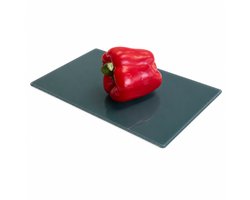 Michelino Glazen Snijplank - Snijplank van glas - 20 x 30 cm - Hygiënisch - Hittebestendig - Groen