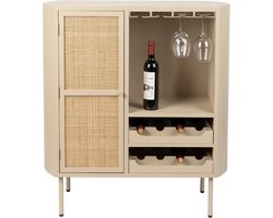 Michella wijnkast - beige