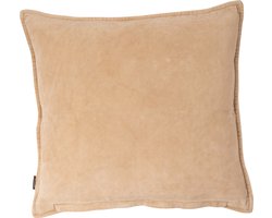 Mick Velvet kussen beige 45x45cm