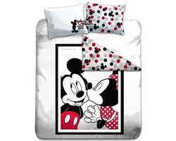 Mickey Mouse Dekbedovertrek Kiss  240x220 cm