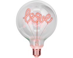 Mickey Mouse LED filament bulb – ‘love’ neon E27 lamp – Paladone