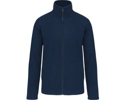 Microfleecevest met rits Kariban Navy blauw - maat XL