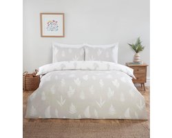 Microvezel Beddengoedset Eenpersoons - Omkeerbare Dekbedovertrek Set met Kussenslopen