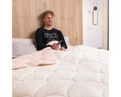 Microvezel Dekbed Eazy Crème/pink