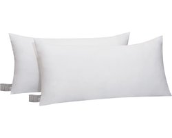Microvezel Kussens - Hoofdkussens Set - Comfortabel Slapen - Hypoallergeen Materiaal - 40x70cm - Wit