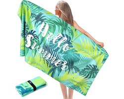 Microvezel Strandhanddoek - Zacht en Absorberend - 1 stuk - Gerecycled Materiaal