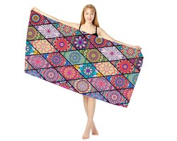 Microvezel Zandvrij Strandlaken - 160×80cm - Sneldrogend Super Absorberend Oversized Dunne Deken Handdoek - Reizen Zwembad Zwemmen Bad Kamperen Yoga - Meisjes Vrouwen Mannen Volwassenen