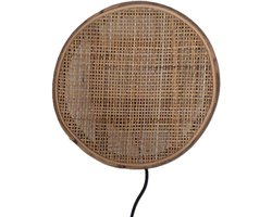 MigoStyling - Wandlamp - Webbing blond - Dia 30 cm - Wandverlichting - Rotan - incl 4 watt lamp