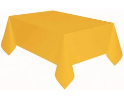 Migros Cucina & Tavola - Tafelkleed Geel - Airlaid papier - Linnenstructuur - 160 x 220 cm