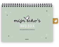 Mijn echo's invulboek - Groen - A5 formaat - echoboekje - Thuismusje