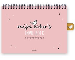 Mijn echo's invulboek | roze | echoboekje A5 formaat | Thuismusje