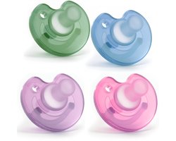 MijnNami Soother Speen 4-pack – dé vertrouwde newborn speen onder zorgprofessionals - Fopspeen Baby 0 - 6 maanden