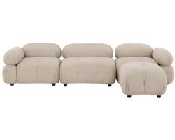 Mika hoekbank beige.