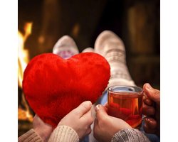 MikaMax Warming Heart Pillow - Kussen - Hart Kussen - Magnetron Kussen - Warmte kussen
