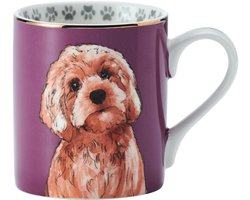 Mikasa - Cockapoo Mok - Porselein - Met Print - 280ml