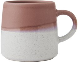Mikasa Mok Roze - 400 ml - Grote Koffiemok of Theemok - Keramiek met Glazuur - Vaatwasser- en Magnetronbestendig