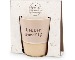 MIKO - Special Ceramics Beker - Lekker gezellig - Roze