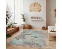 Mila Home - Tapijt Vloerkleed Rechthoek - Wasbaar - Antislip - OEKO-TEX Gecertificeerd - Voor Woonkamer, Slaapkamer, Keuken & Hal -55 4