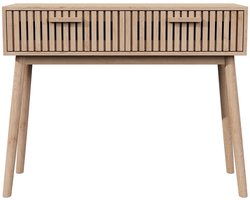 Mila Shop Sidetable - Wandtafel - Consoletafel - Haltafel - Wandkast - Haltafel met lades - Muurtafel - Hout - 35x100x80cm (LxBxH)