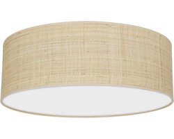 MiLagro Marshall White / Rattan 3x E27 Plafond Lamp
