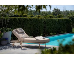 Milano ligbed latte met Vic koffietafeltje 4 Seasons Outdoor