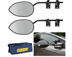 Milenco Aero 3 Caravanspiegel - Vlak glas - 2 stuks