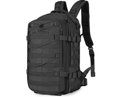 Militaire rugzak - Leger rugzak - Tactical backpack - Leger backpack - Leger tas - 20D x 22B x 45H cm - Zwart