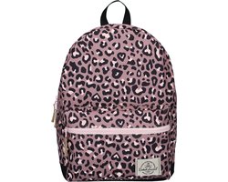 Milky Kiss Jungle Vibes Rugzak - Schooltas meisje - Roze - Panterprint