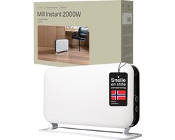 Mill SG2000MEC - design convectorkachel - 2000 Watt- tot 20m2 - 100% stil - 5 jaar garantie