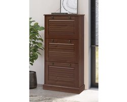 Mille-Schoenenkist - 3 Kleppen - Bruin Grenen