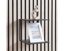 Millex mat zwart dubbele plank voor akoestische panelen