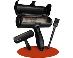 Milo & Luna® - Huisdierhaar Verwijderaar - Kattenhaar verwijderaar - Haarverwijderaar - Pluizenverwijderaar - Ontpluizer - Herbruikbaar - Kattenhaar - Hondenhaar - Voor Bank, Bed, Tapijten, Kleding, Meubels, Krabpalen - Zwart