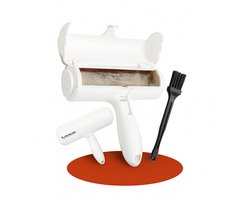 Milo & Luna® - Huisdierhaar Verwijderaar - Kattenhaar verwijderaar - Haarverwijderaar - Pluizenverwijderaar - Ontpluizer - Herbruikbaar - Kattenhaar - Hondenhaar - Voor Bank, Bed, Tapijten, Kleding, Meubels, Krabpalen - Wit