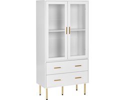 MILORA - Buffetkast - Wit - MDF
