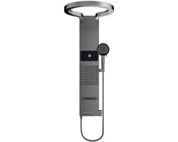Milova Douchesysteem - Doucheset - Waterval - Douchekop - Badkamer - Multi functioneel - Grijs