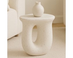 Milton & Oldbrook Bijzettafel Composiet Burrel Wit