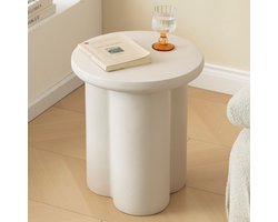 Milton & Oldbrook Bijzettafel Composiet Ø 40 cm Vejle Beige