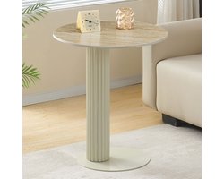 Milton & Oldbrook Bijzettafel Ø 55 cm Hedemora Travertin