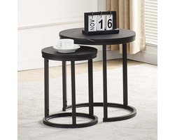Milton & Oldbrook Bijzettafel Set Skara Zwart