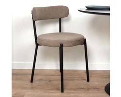 Milton & Oldbrook Eetkamerstoel Izola Taupe