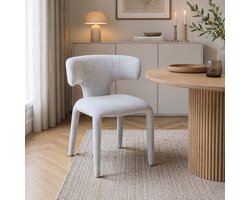 Milton & Oldbrook Eetkamerstoel Matera Wit