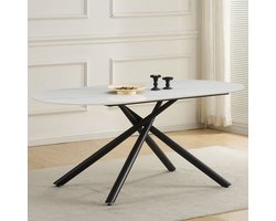 Milton & Oldbrook Eettafel 180 cm Mezdra Marmerlook
