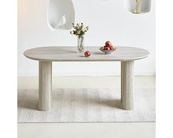 Milton & Oldbrook Eettafel 180 cm Tornio Grijs
