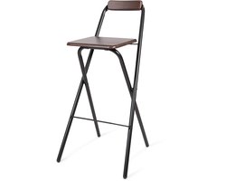 Milton & Oldbrook Inklapbare Barkruk Belfast Walnoot