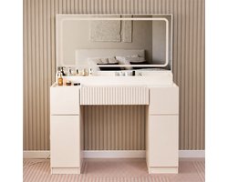 Milton & Oldbrook Kaptafel met Verlichting Livno Beige