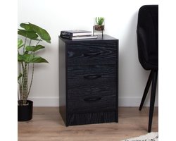 Milton & Oldbrook Ladekast Savona Zwart