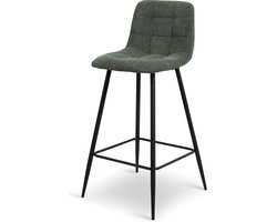 Milton & Oldbrook Ribstof Barkruk Rome Groen